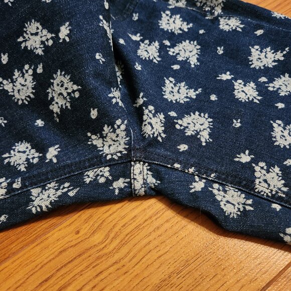 J. Crew Cropped Matchstick Floral Print Jeans - Picture 13 of 14